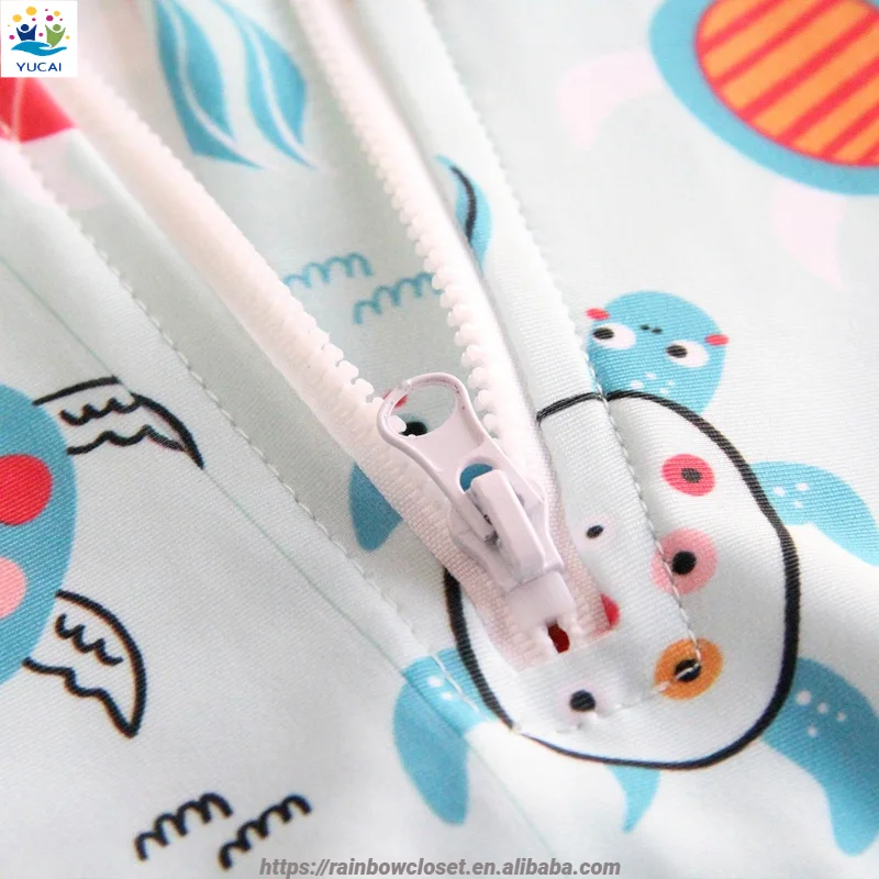 High Quality Unisex Floral Print Waterproof Swimsuit Baby Girl Swimming Pants Vintage Style Swimwear