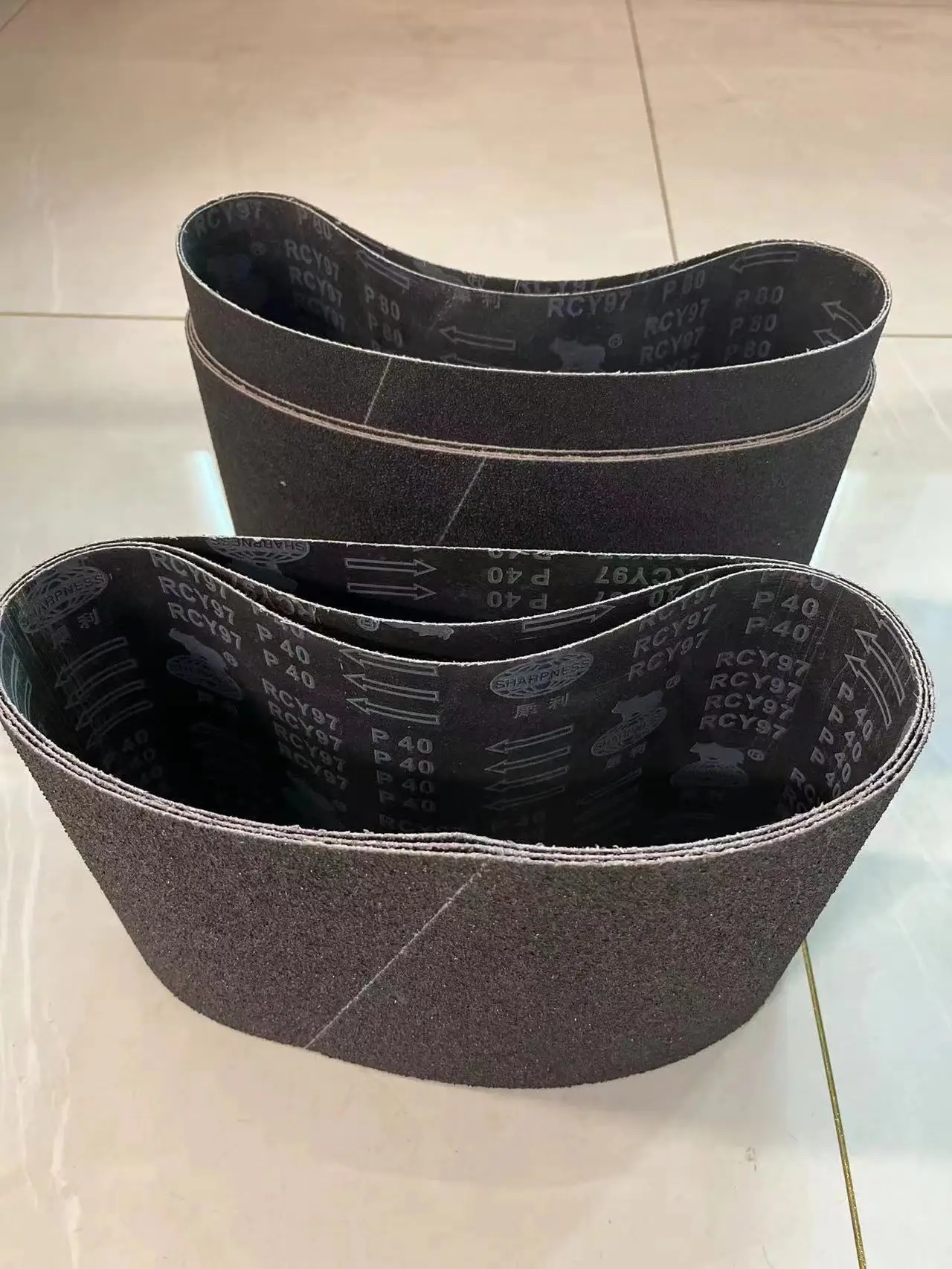 SHARPNESS Silicon Carbide Abrasive Sanding Roll C97 x 227 for particle board Wood Panel Glass Granite Marble Stone Grinding