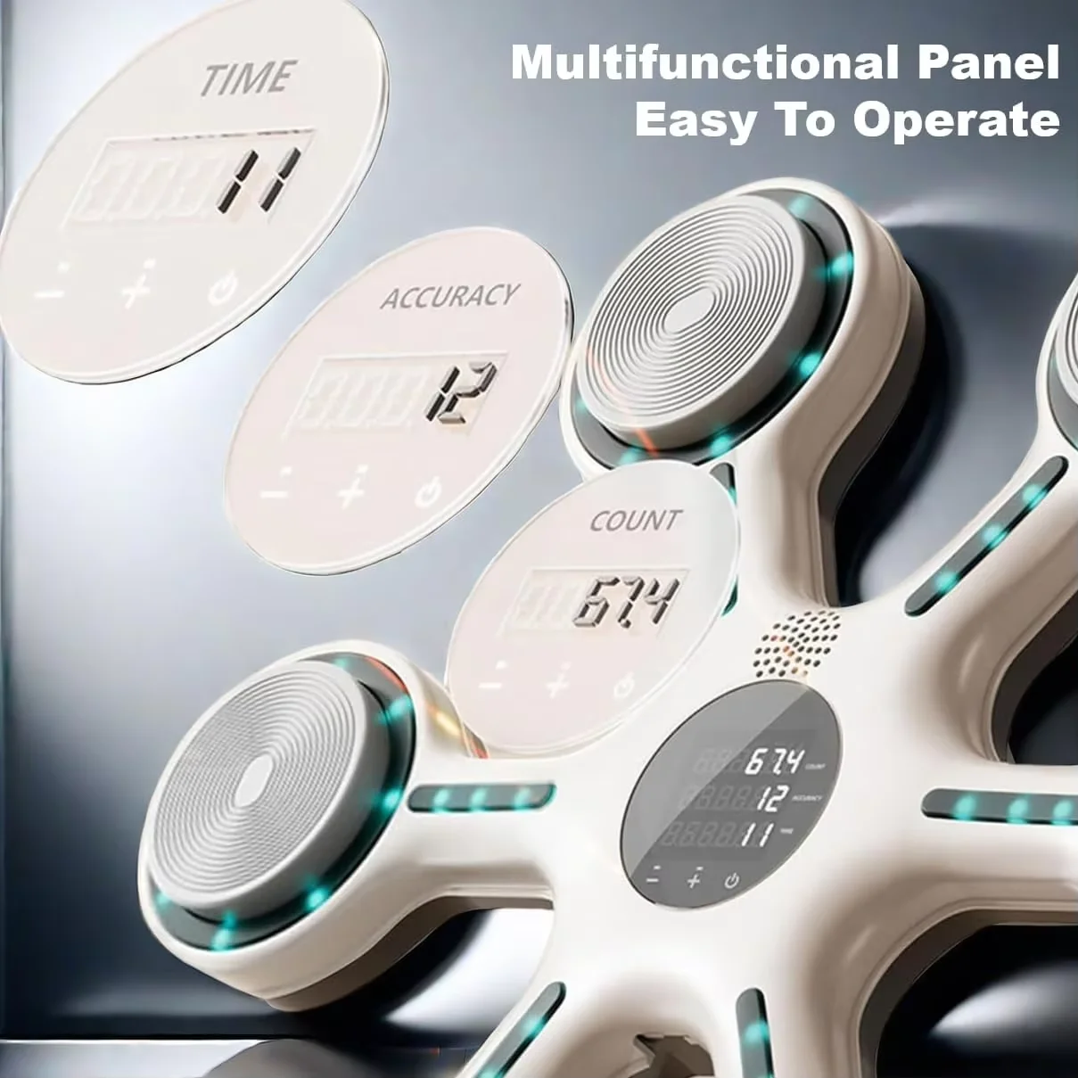 Wellshow Sport Music Boxing Machine Wall-Mounted Boxing Equipment Electronic Bluetooth Boxing Trainer for Adults Home Gym