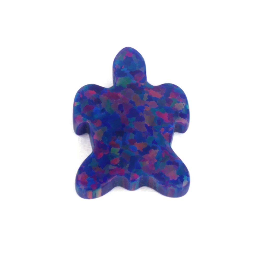 High Quality 10x14mm Synthetic Loose Gemstone OP42 SSea Turtle Shape Fire Opal