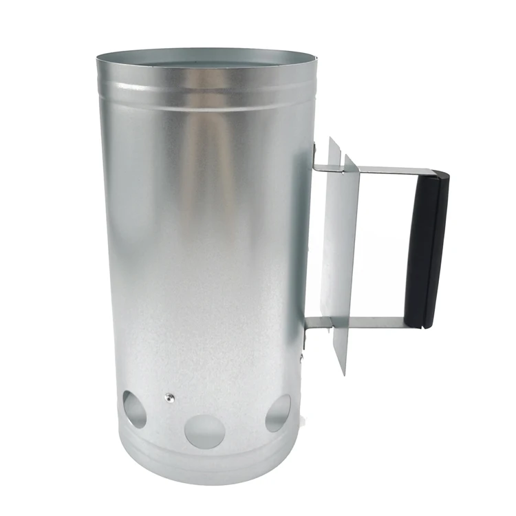 Barbecue Charcoal Chimney Starter BBQ Coal Fire Starter Grill BBQ Starter with plastic handle