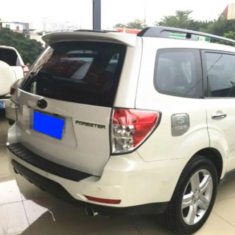Подходит для Subaru Forester 2009-2013 лет спойлер из АБС-пластика углеродного волокна вид заднего багажника крыла автомобиля комплект аксессуаров кузова