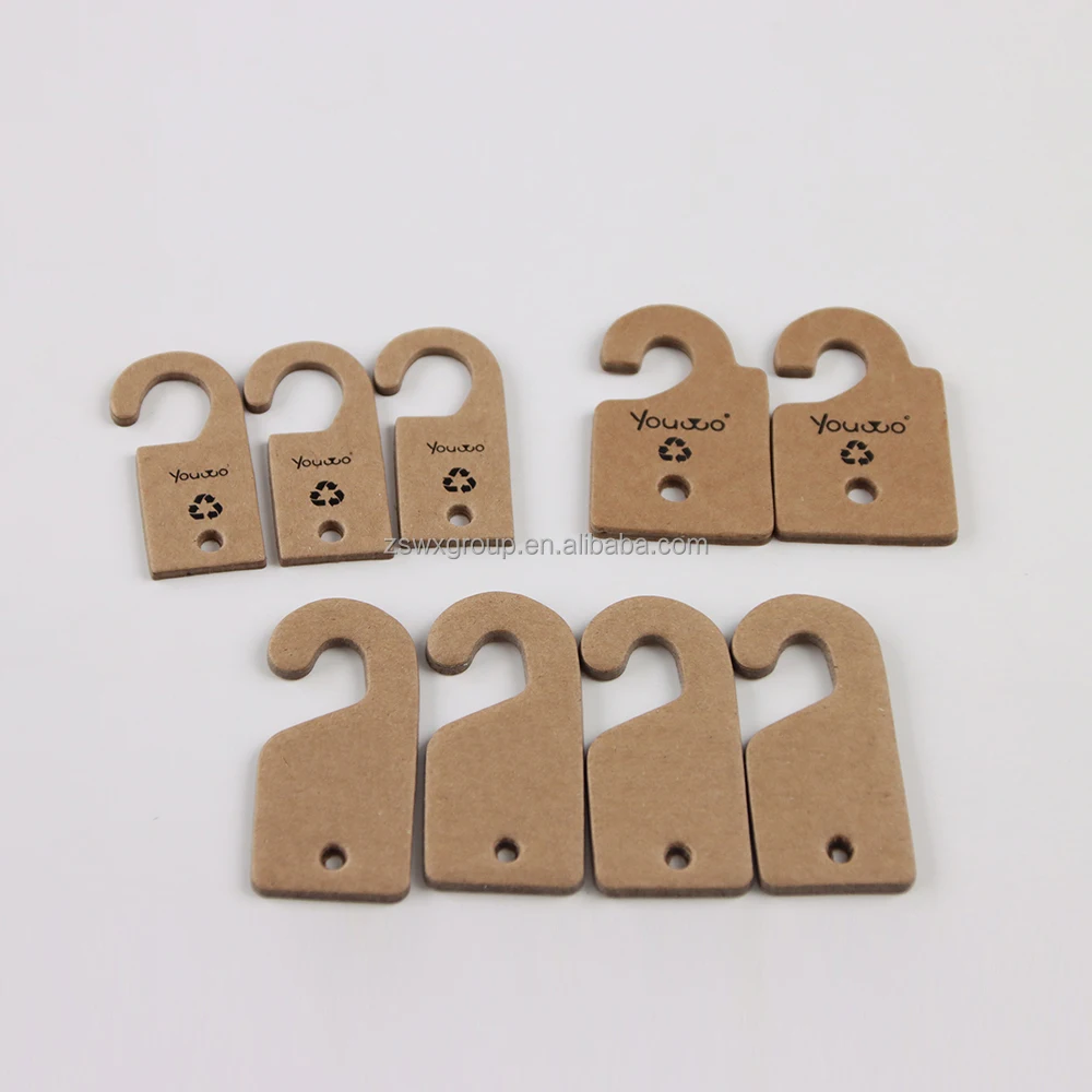 Wholesale Store Three Packs Socks Paper Cardboard Hanger Display Hangers Hooks for Shops