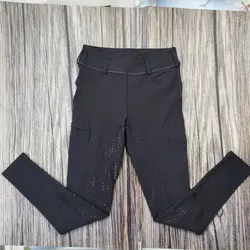 Customized Equestrian Breeches Wholesale Women Full Silicone Anti-pilling Equestrian Apparel For Horse