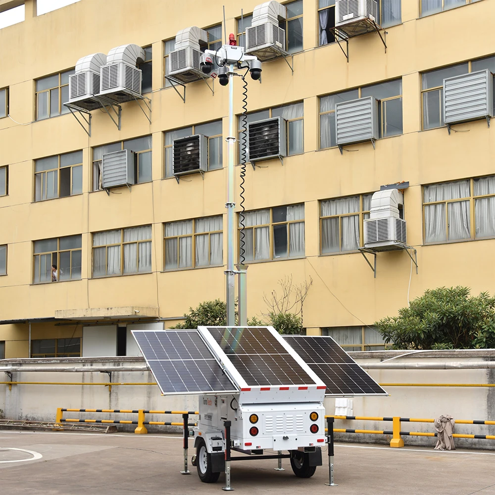 UNIV Portable CCTV Tower Solar Video Camera Security Surveillance Trailer