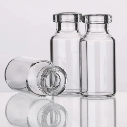 10ml Laboratoty crimp top transparent Headspace Glass Vial for Gas chromatography