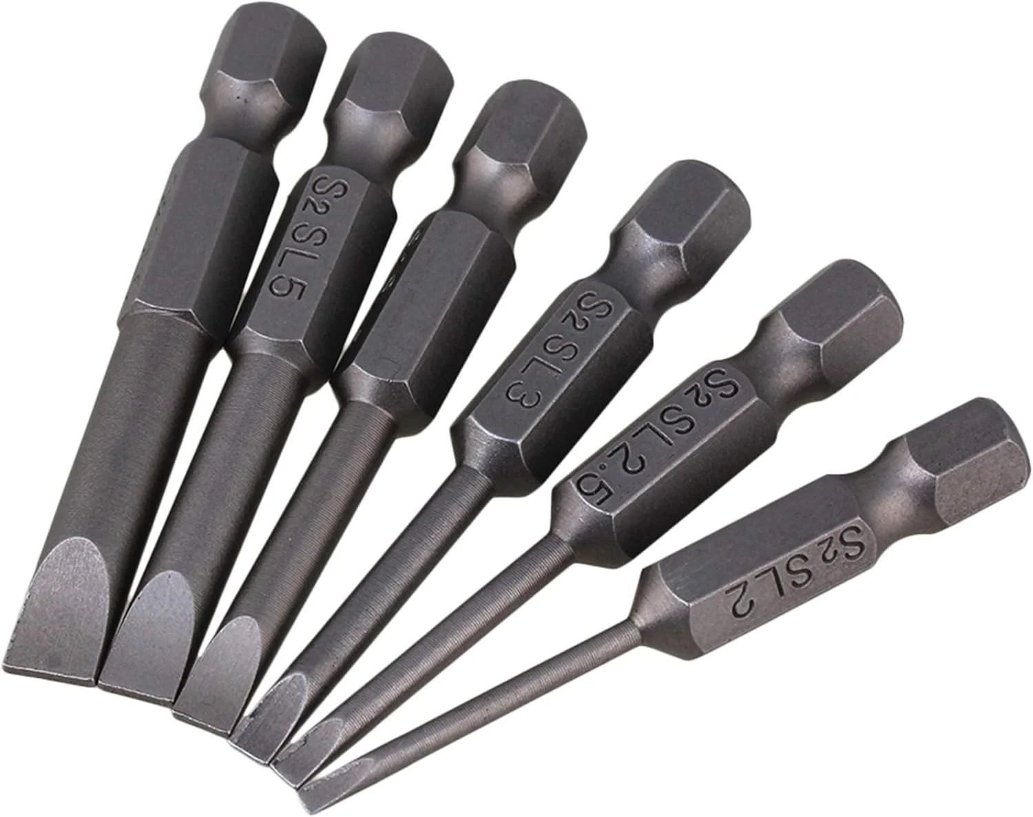 12pcs Torx screwdriver bits set including T5 T6 T7 T8 T9 T10 T15 T20 T25 T27 T30 T40 length 50mm