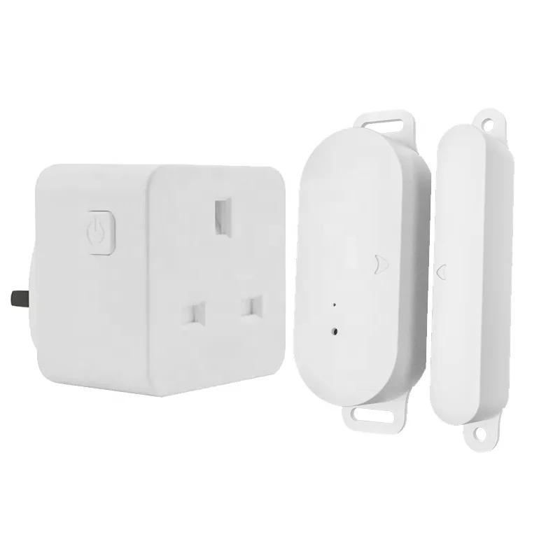 Low energy Wireless RF control Hotel Home Office Intelligent Socket door sensor UK Plug