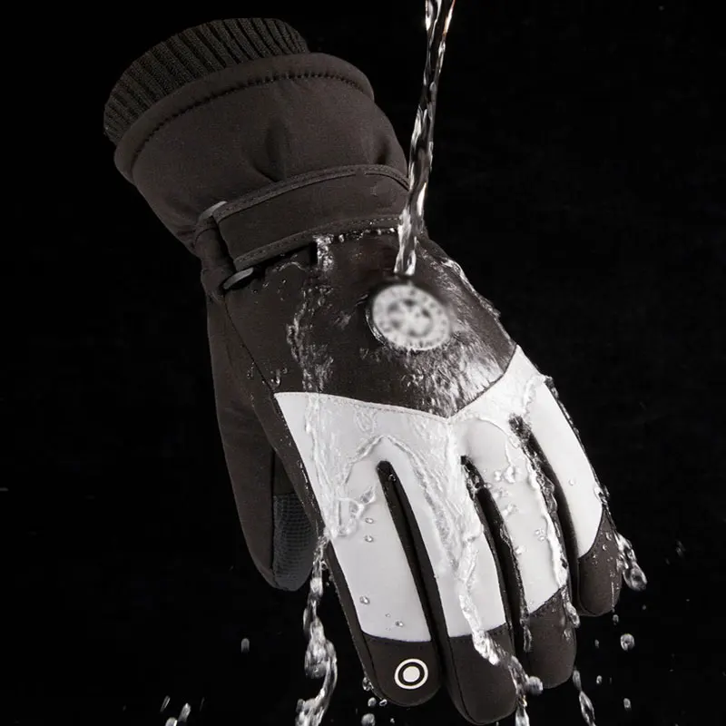 New Design Winter Unisex Ski Gloves Sports Safety Waterproof Touchscreen Gloves Motorbike Riding Gloves