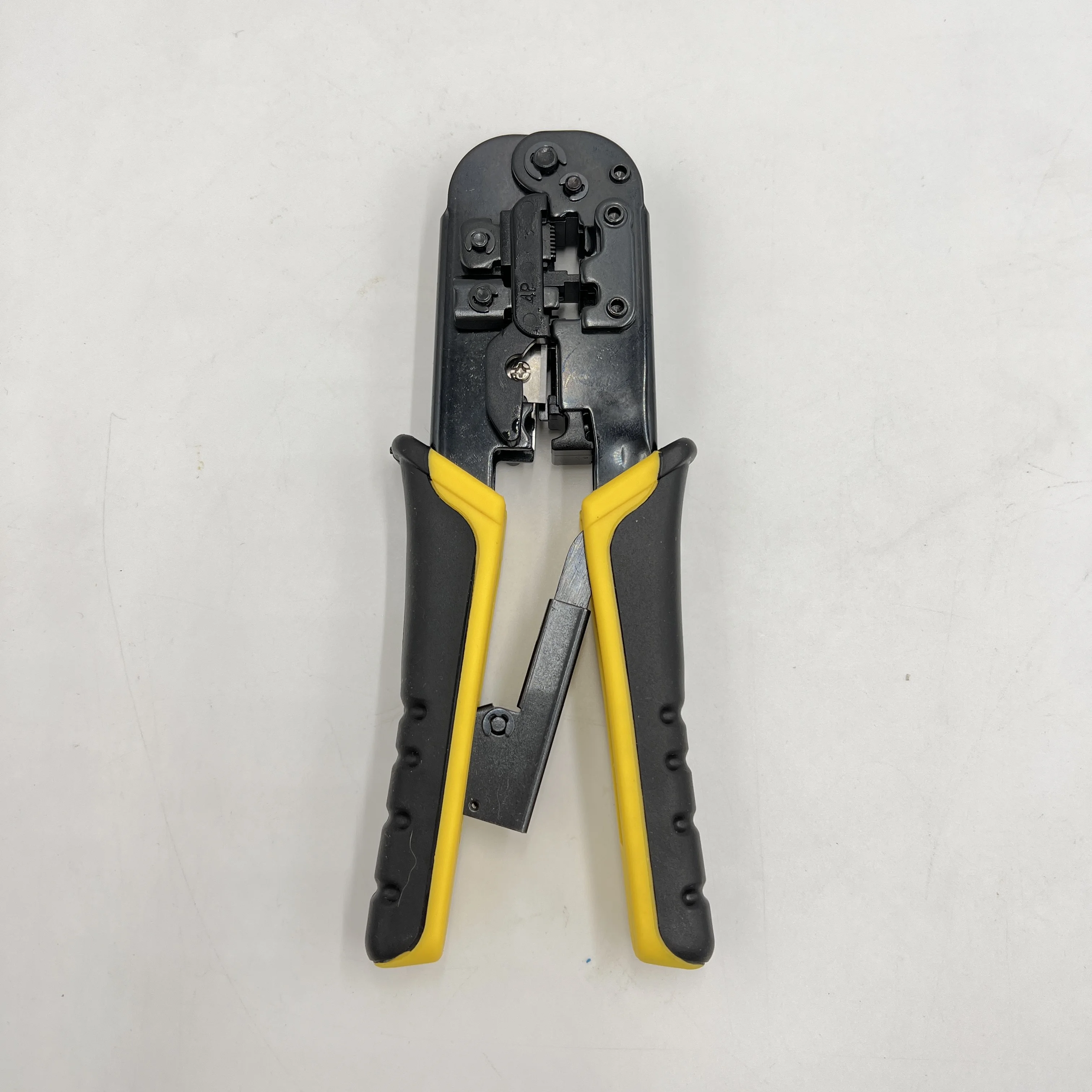 Dual-Modular Crimping Tool for Cuts,Strips,and Crimps 2 Type of Plugs in 1 Crimping Pliers Wire Strippers Hardware Tools