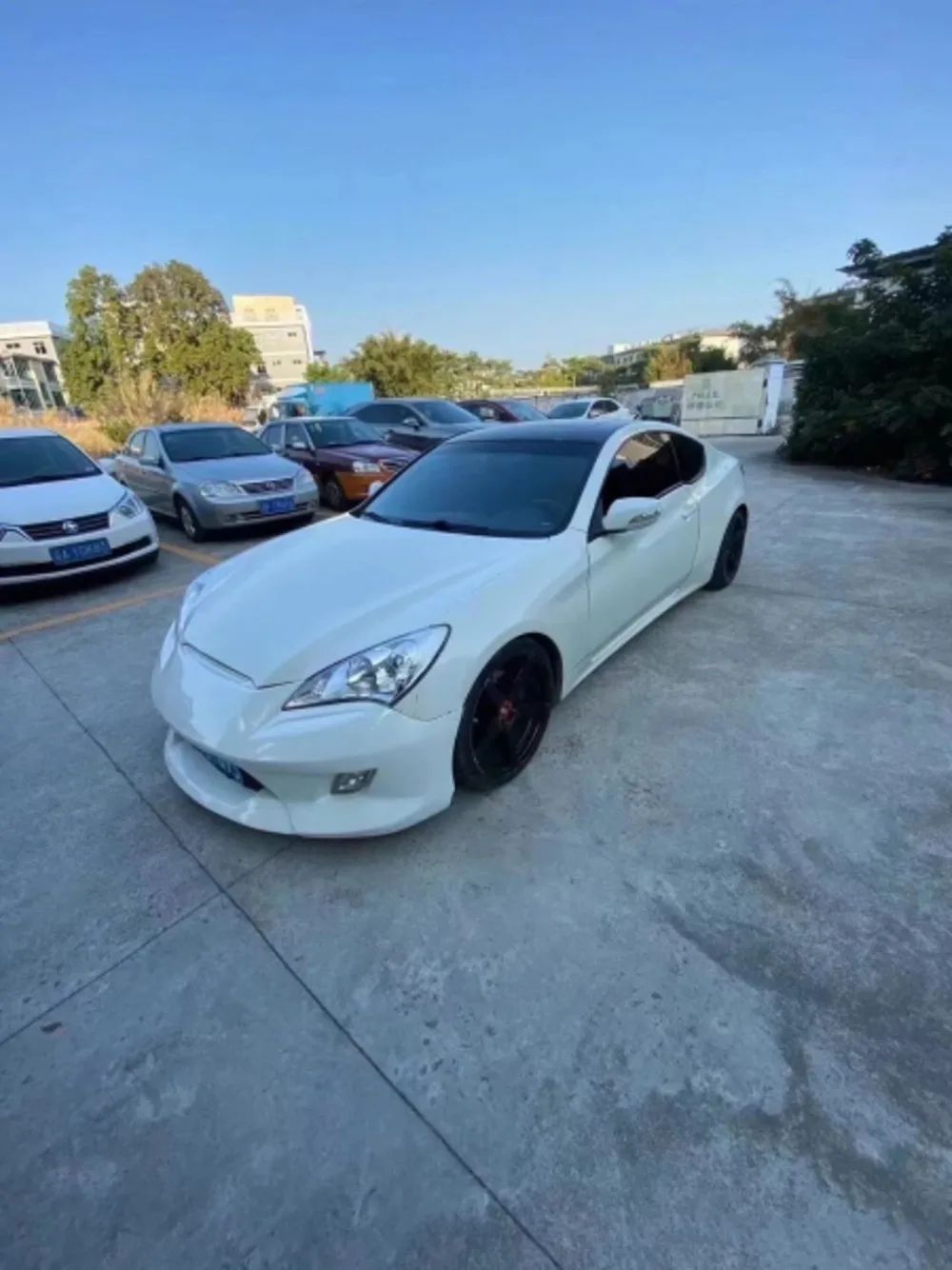 Hot Sale Car ABS Front Bumper  For 2009-2011 Hyundai Genesis Coupe modified Body Kit