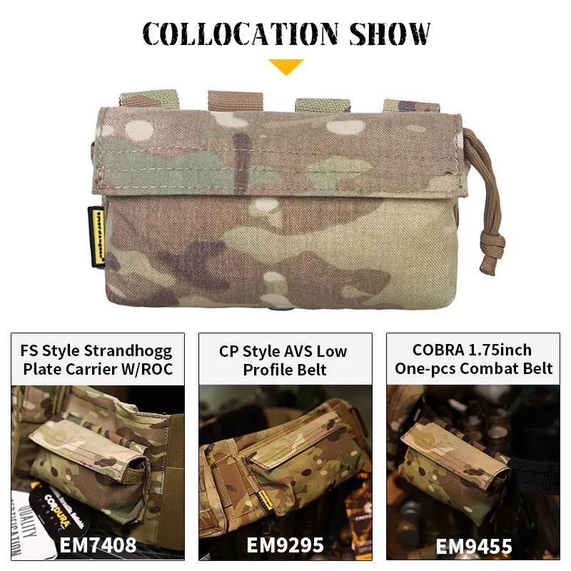 Emersongear 500D Cordura нейлоновая сумка для инструментов с нагрузкой жгут тактическая камуфляжная Боевая коммуникационная многокамерной