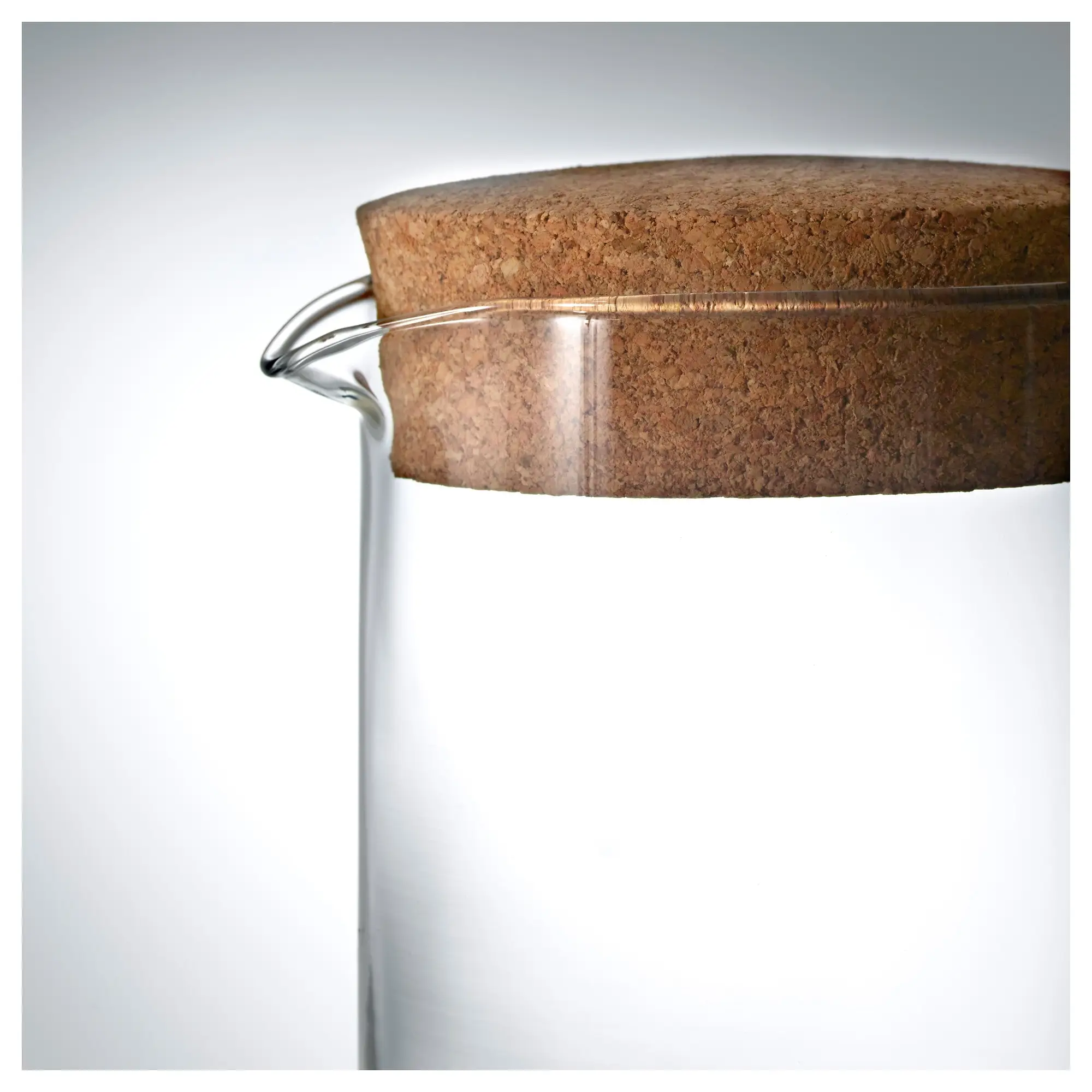 High quality borosilicate transparent 1000ml glass teapot with lid