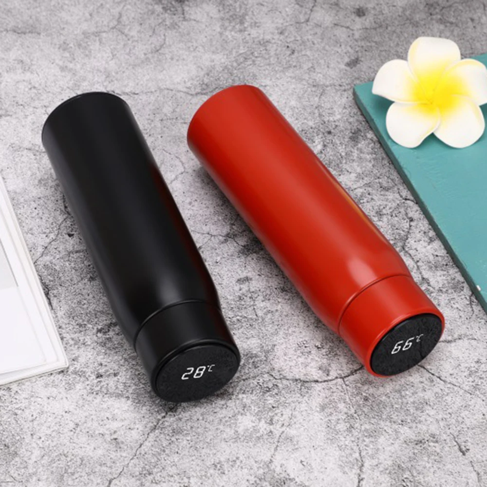 Temperature Display LED touch Screen Smart Water Bottle Stainless Steel Thermos Vacuum Flask Tea Tumbler Intelligent Cup
