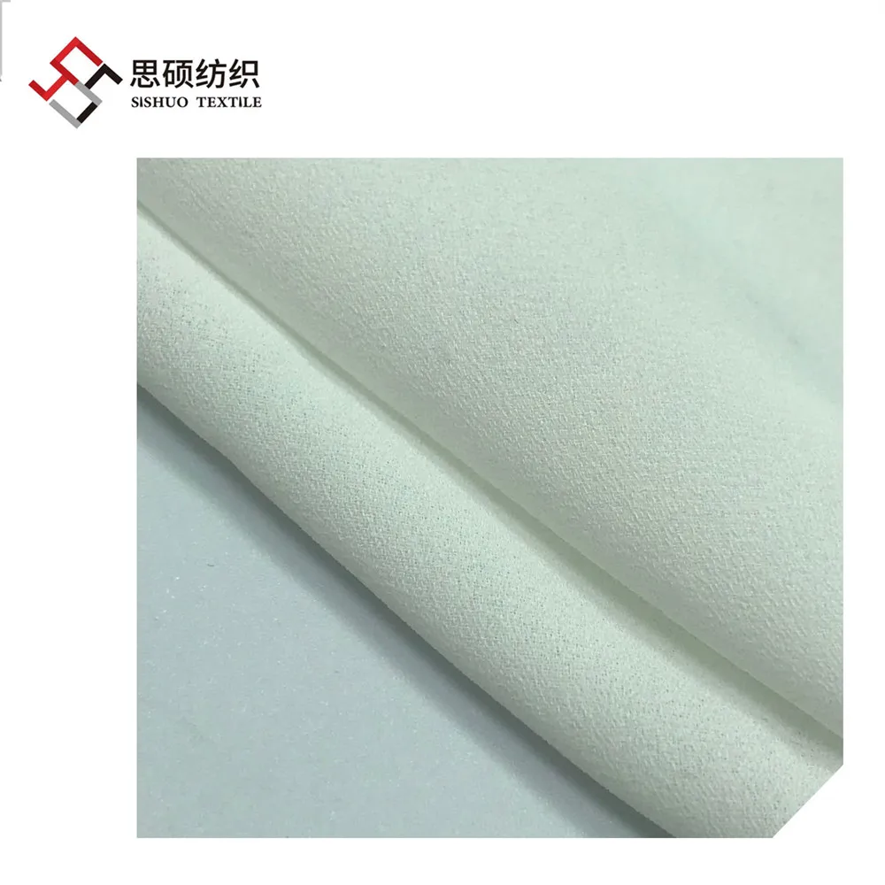 125GSM 100% recycle polyester 75D habijabi chiffon Fabric for trousers garment Swimwear Dress skirts pajamas