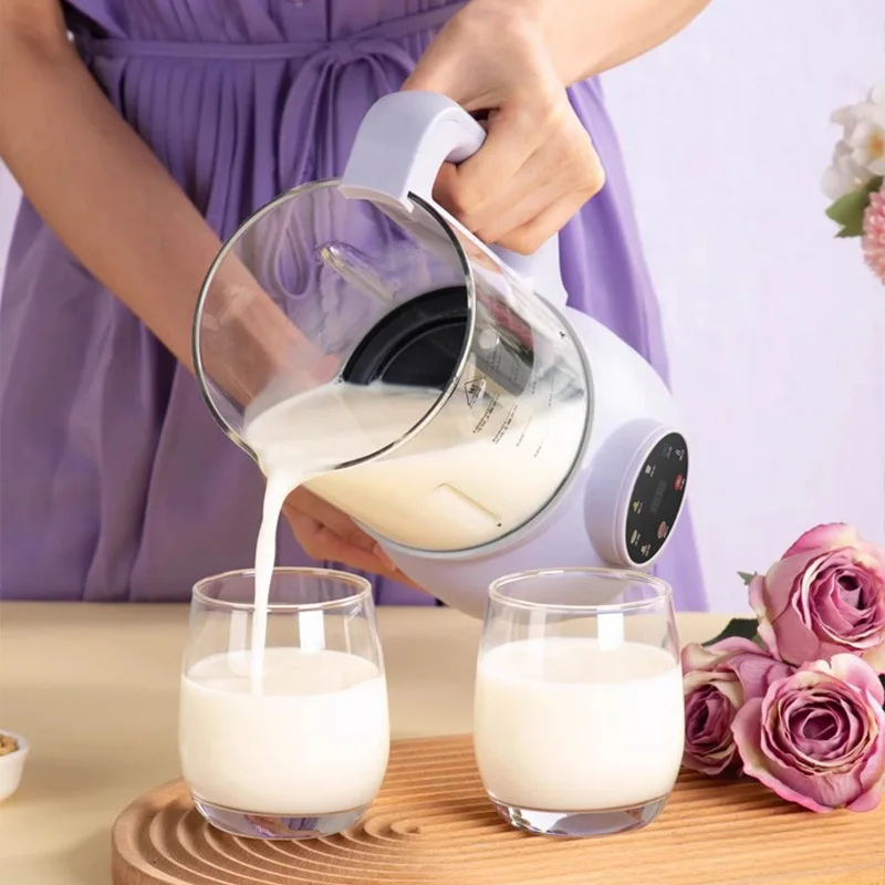 Filter free food processor for Soybean Nut almond Oat Milk Hot Soup Soy Nut milk Soup Maker small kitchen appliance