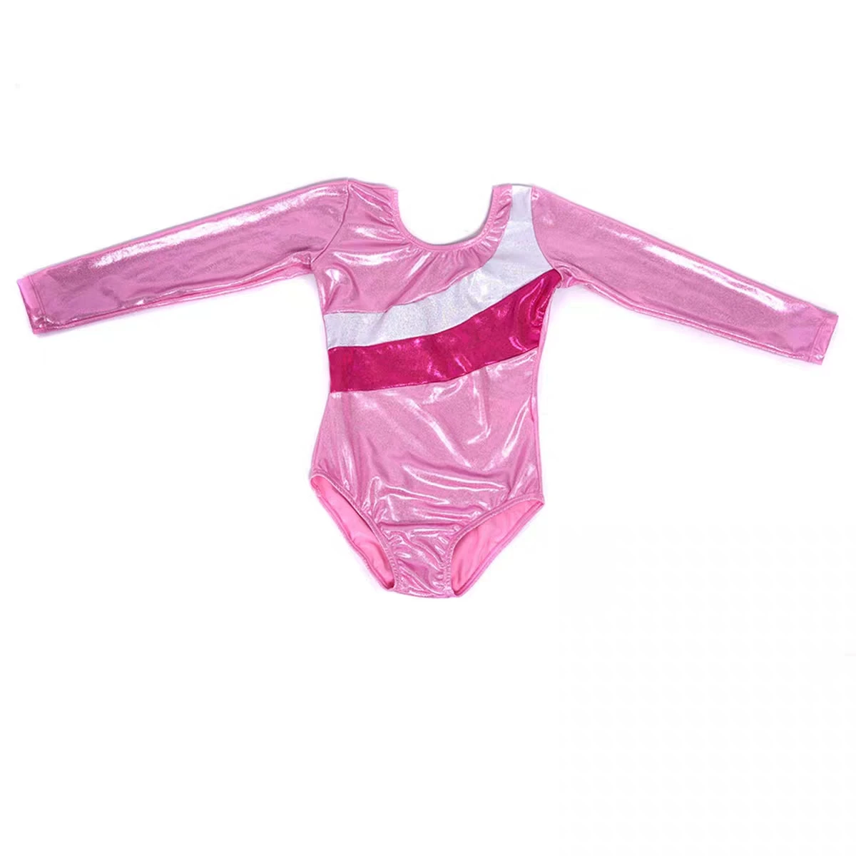 Professional manufacture high quality long sleeves women gymnastics leotards competition
