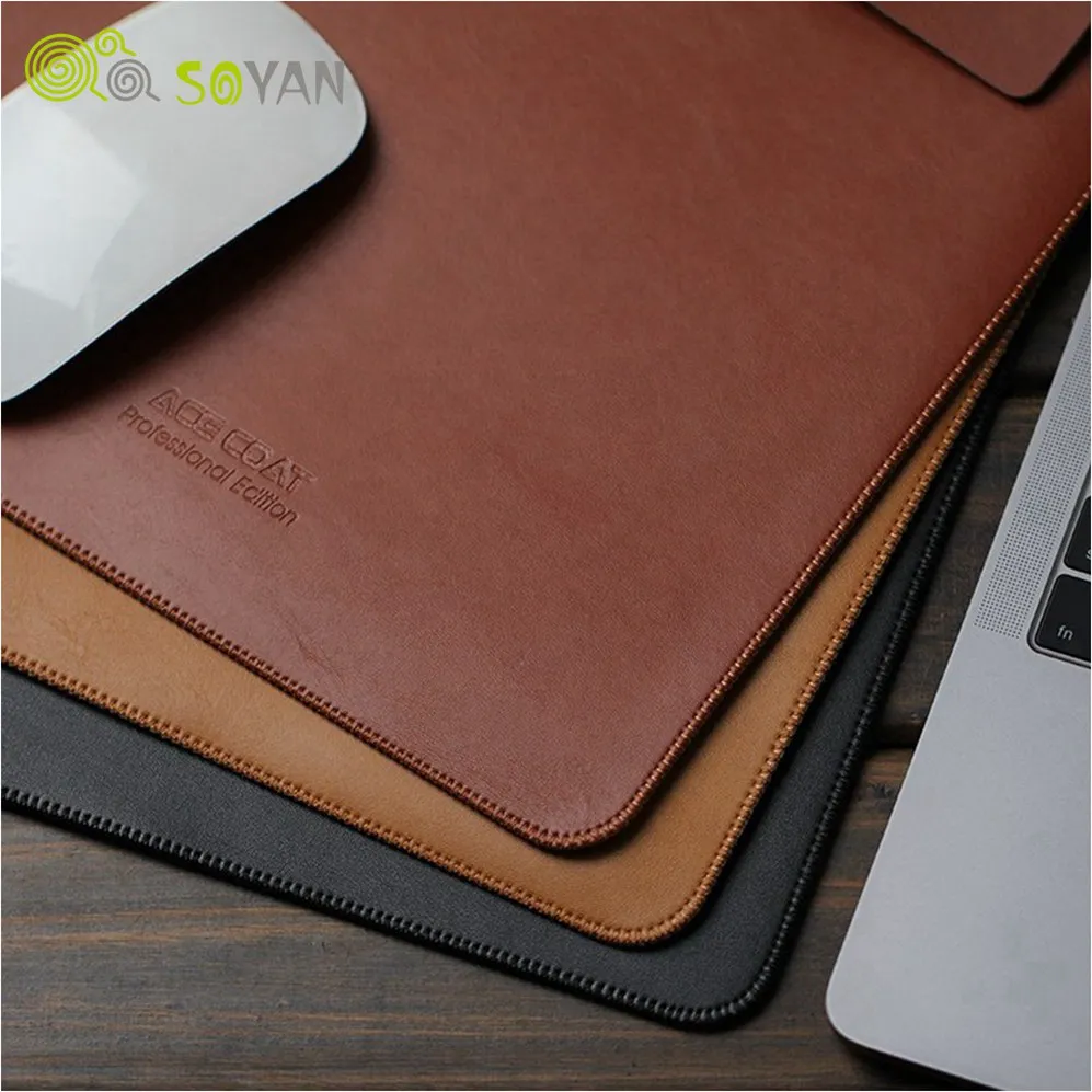 4 In 1 PU Organizer Practical Waterproof Leather Case Sleeve Multifunctional felt laptop bag for 12/13/15 inch notebook