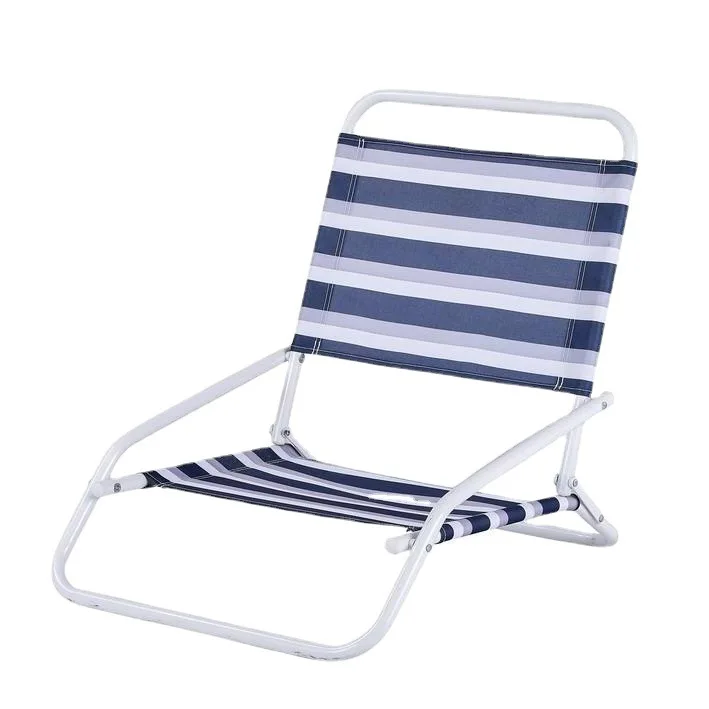 Best Outdoor Folding Chair with Iron tube Oxford Fabric Easy-to-Pack for Family Camping Beach & Park Fishing Leisurely Designed