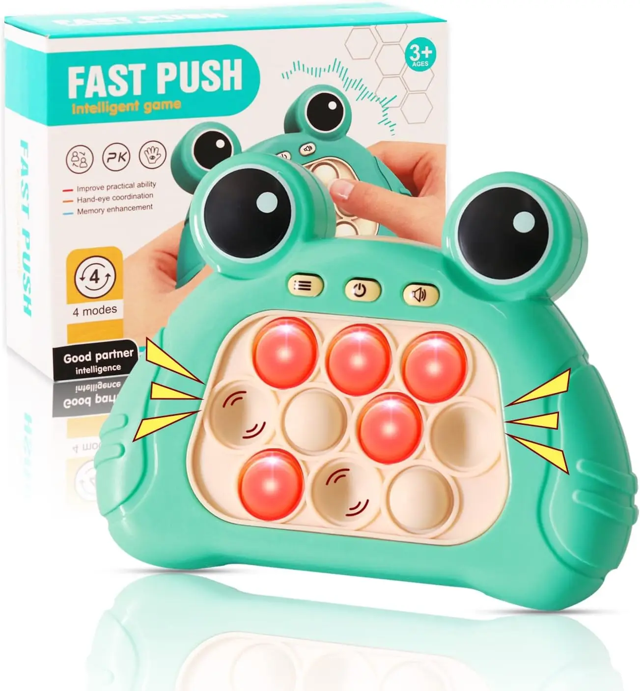 Puzzle Game for Kids quick pop light up console game Children Electronic toys