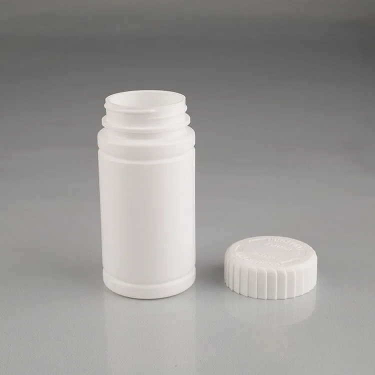 160ml wholesale can be customized food grade medicine bottle White plastic pill bottle Plastic capsule bottle