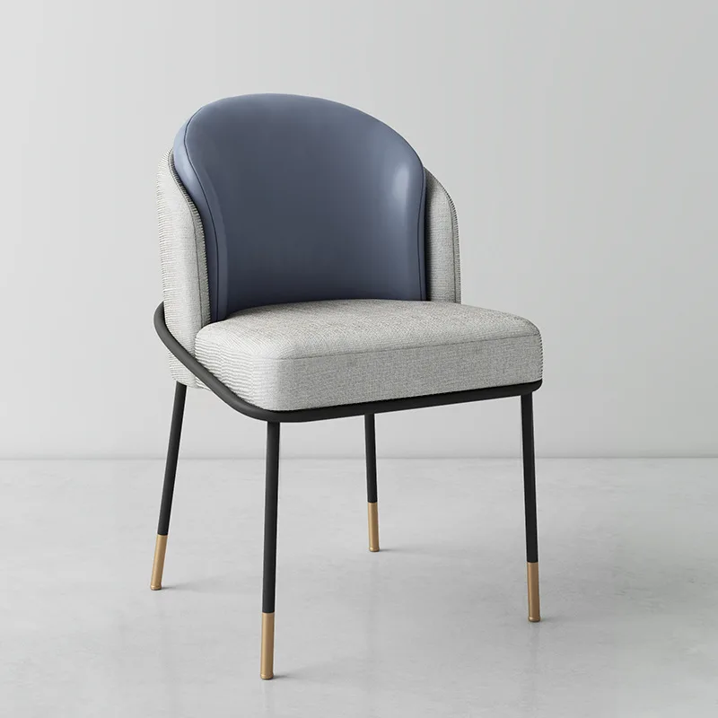 modern Black frame armless coffee shop chair