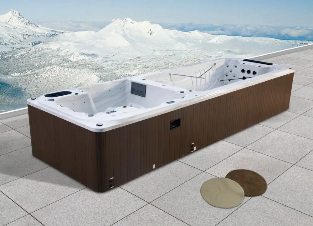 Польза для тела из акрила Monalisa семейный уличный массаж спа-джакузи обширный спа плавания