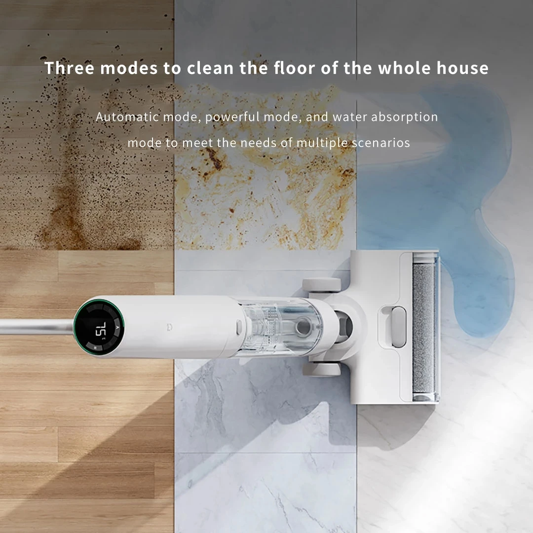 Xiaomi Mijia Wireless Wet And Dry Vacuum Cleaner B302CN Handheld Scrubber Washing Mopping Self Cleaning Smart Floor Washer