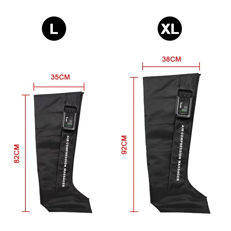 Improve Circulation Rechargeable Digital Air Compression Leg Recovery System Sports Heating Recovery Massage Boots