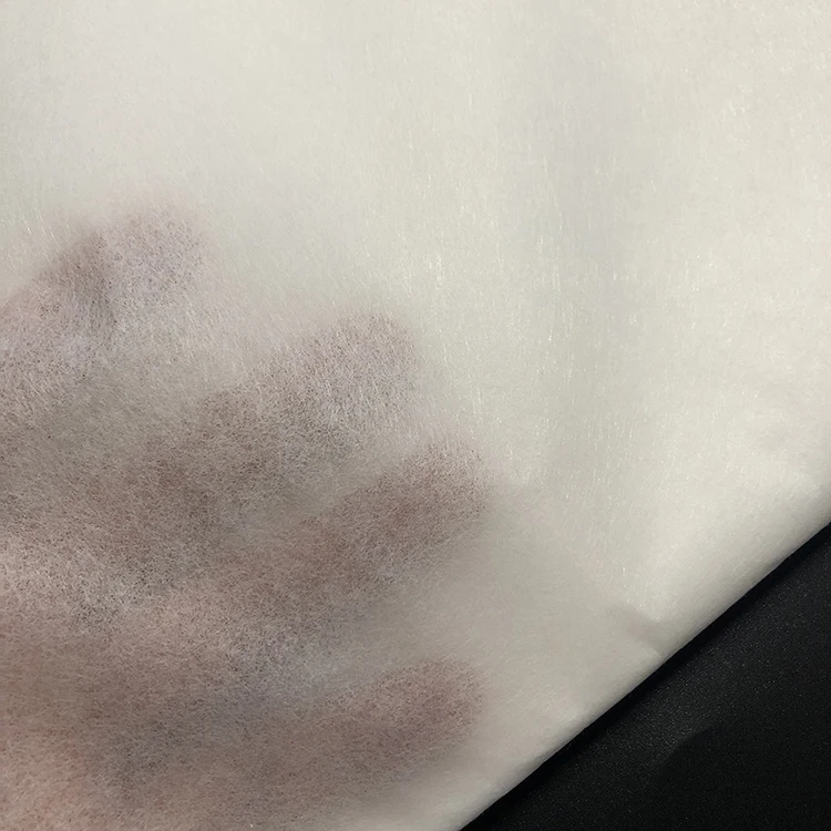 easy tear apart  woodpulp and PET mixed Nonwoven fabric for making surgical tape