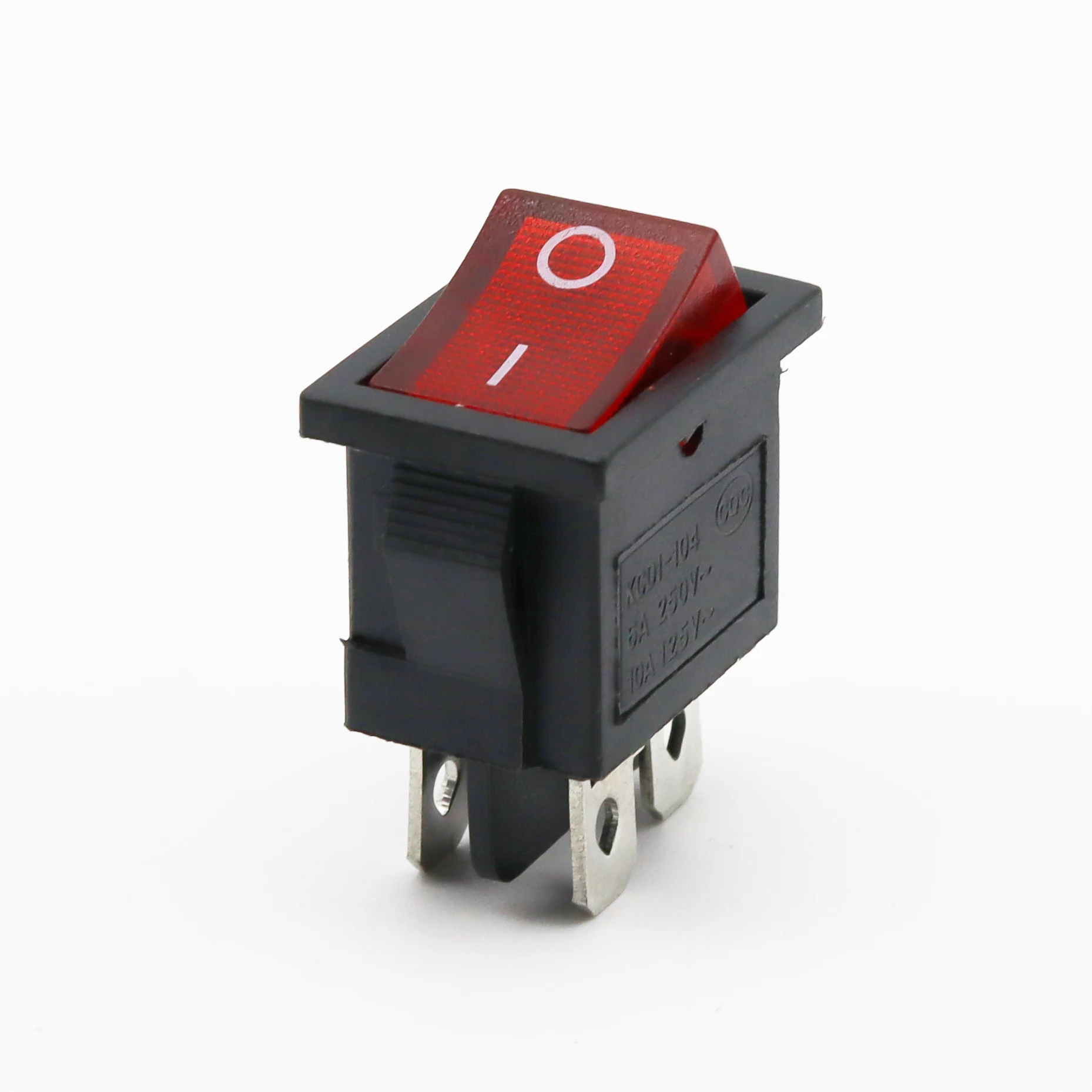 OEM Factory Kcd1-105 N Spst Kcd1-101 On-off Rocker KCD1 Switch 2pin For Sale
