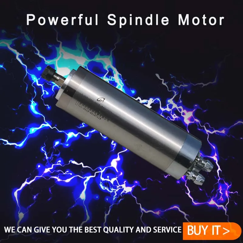 JGD-65C-0.8KW water cooling spindle motor best quality high speed electric motor spindle