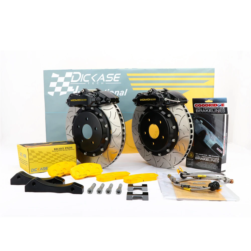 Тормоз ручной WT9200 с большим тормозным комплектом, суппорт с крышкой 380*34 мм, просверленные дисковые колодки, 20 дюймов, переднее колесо для Audi S6 a5 2016