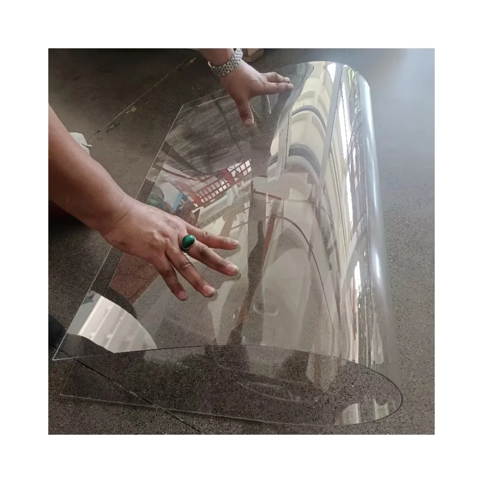 UV resistance 5mm thickness solid Polycarbonate sheet plastic panel clear color light grey color sheet