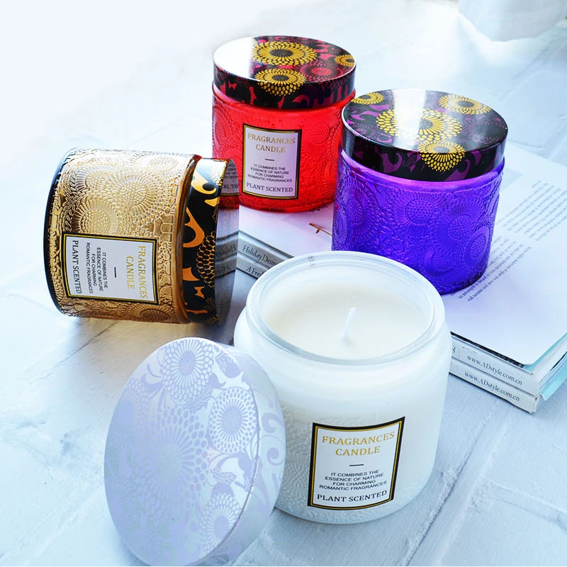 
Wholesale Frosted Glass Jars With Lids For Candles 