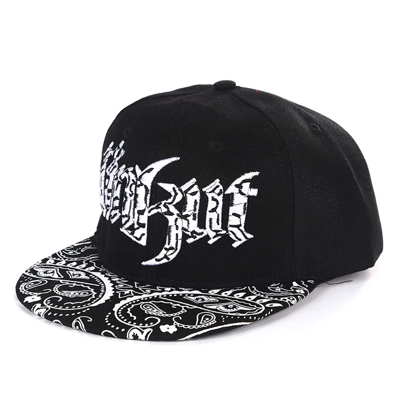 Explosive Models Flat Brim Hats Caps Snapback Cap Custom 3D Embroidery Logo Cap For Man Baseball