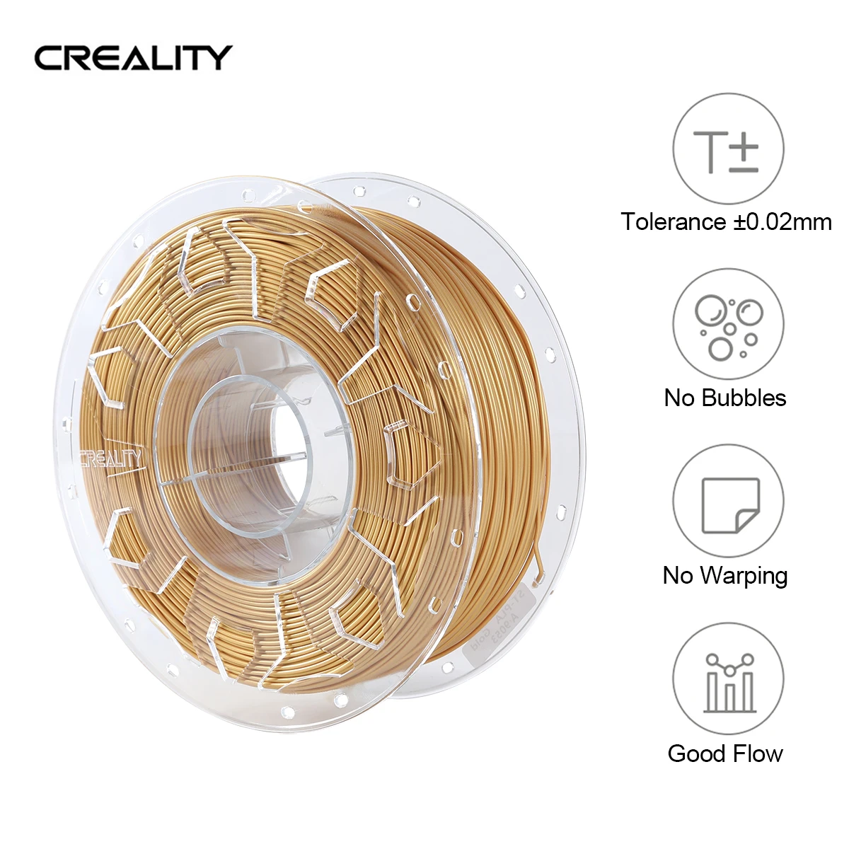 Creality CR-PLA 3D нить 1 75 мм стержни PLA Высококачественная гладкая печатная для