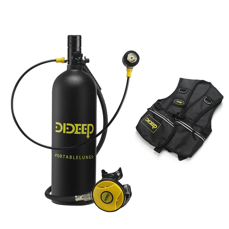Dideep high pressure 2L mini scuba diving oxygen tanks cylinders for sale