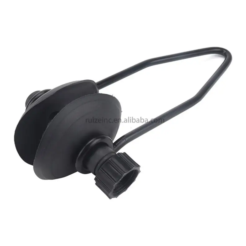Yacht Marine accessories motor cleaning device single tube round head black rubber Flusher
