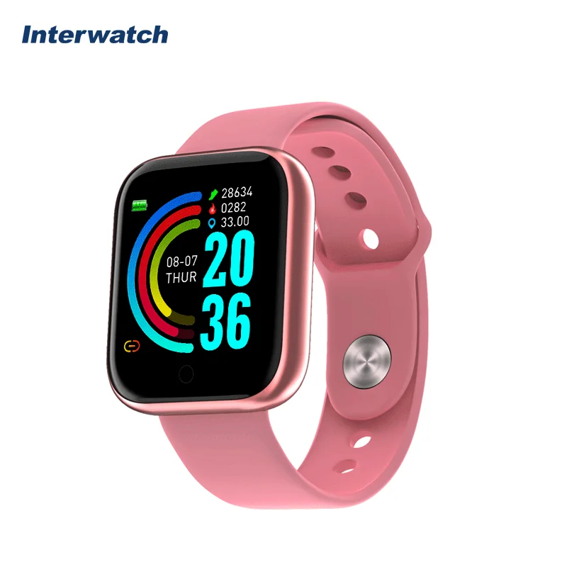 Interpad W17 Hot Selling Customized Touch Screen Bluetooth Smart Watch Digital Watch For Men Women