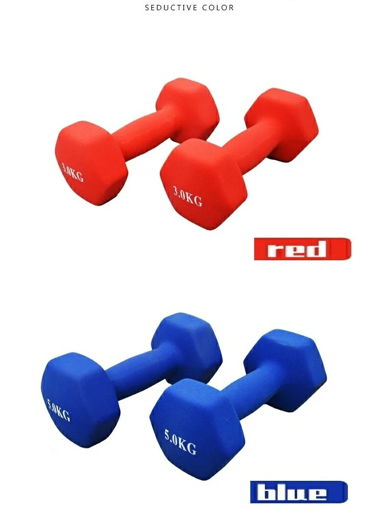 Wholesale men women children fitness gym self exercise dumbbells