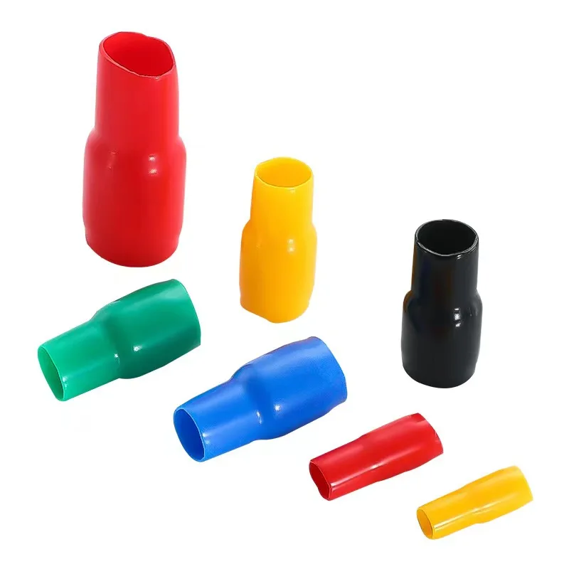 Soft Silicone Insulation Sleeving Rubber End Cap V1.25~V630 for Electric terminal Cable lugs PVC vinyl wire end caps