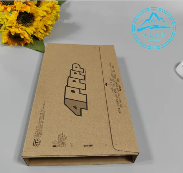 Customized A4 Pink Corrugated Foldable Book Boxes Paper Cardboard Package Mailers with Custom Printing