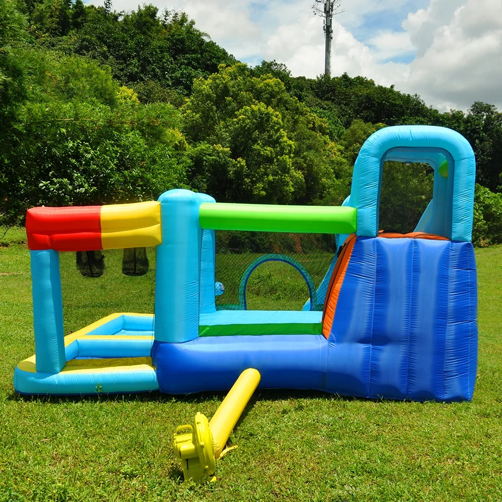 China inflatable equipment new design inflatable parachute baby inflatable toys bouncy castle combination bouncy castle