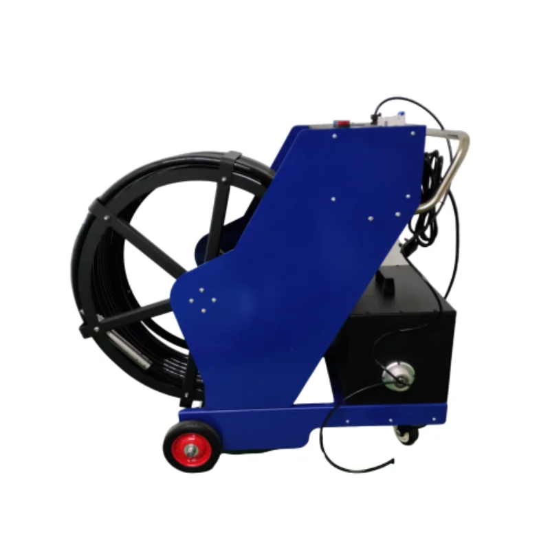 Portable kitchen exhaust grease cleaning machine for ducts and hood