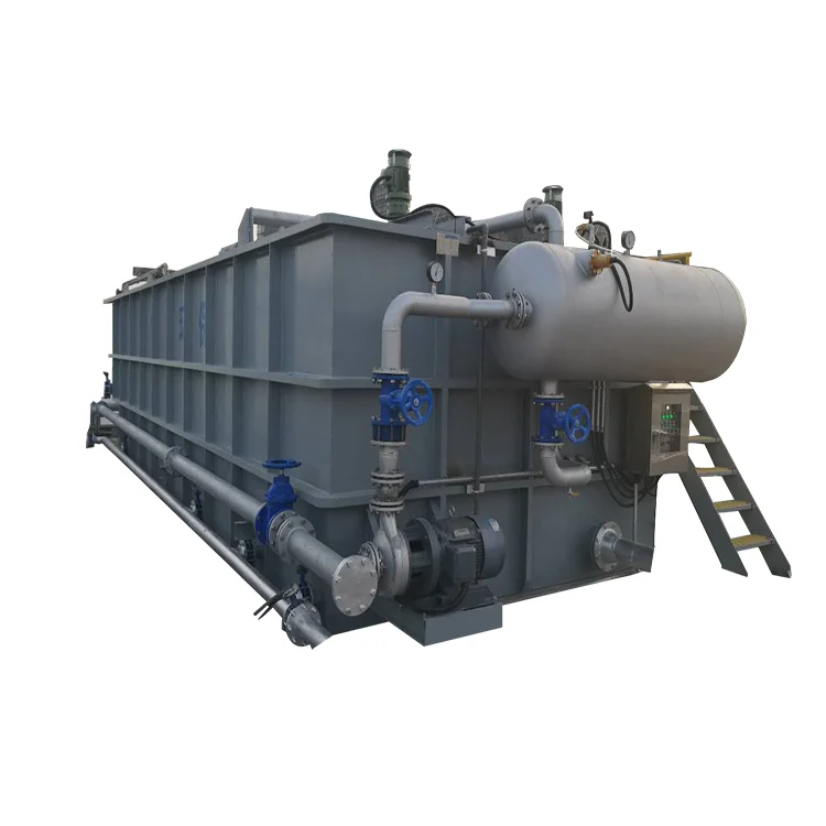 real clean daf dissolved air flotation sewage treatment plant with Nikuni Pump