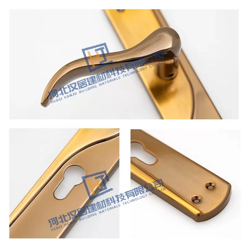 High Quality Multifunctional Aluminum Door Lever Handle With Lock for Door & Window Accessories
