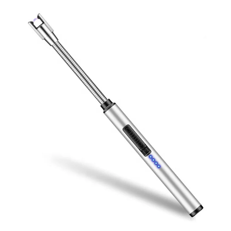 Realsin  Candle Lighter with Long Neck Electric Arc Lighter Windproof Rechargeable USB Flameless Lighter