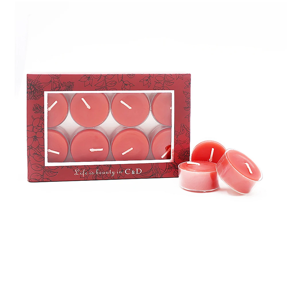 C&D  China Best Price Shopping Paraffin Wax White diy Tea Light Candle