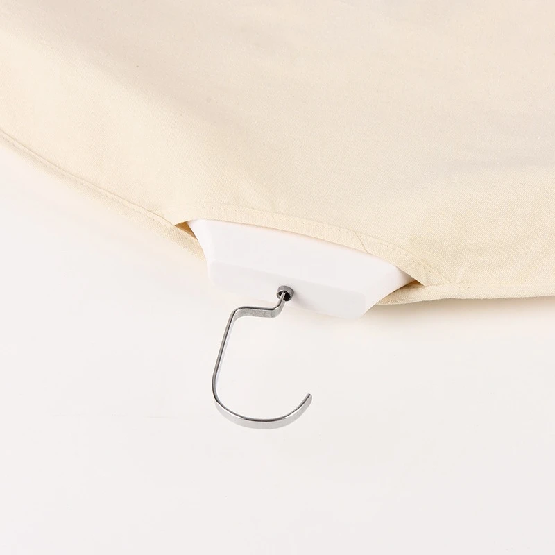 Custom Logo luxury Suit garment Cover Canvas White Cotton Fabric Garment Bag hanger bag for dress with logo